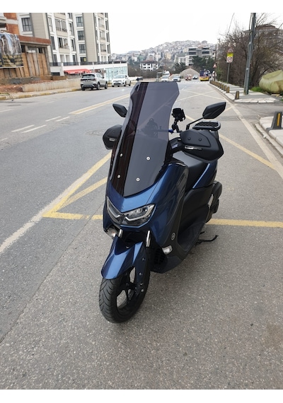 Motocam Yamaha Nmax Ön Cam 2021-2024 Model 72cm Siyah Renkli 4mm Uzun