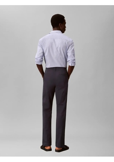 Calvin Klein Slım Comfort Cotton, Ppk Lacivert Erkek Kumaş Pantolon