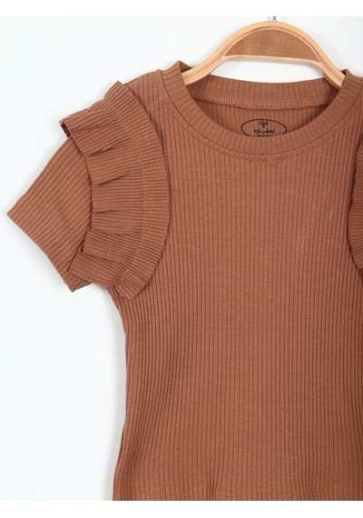 Xo Kids Kız Çocuk Kazak 1-5 Yaş 35772 Kahverengi