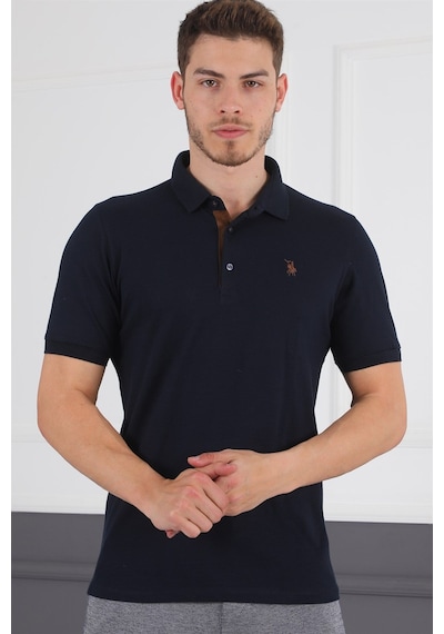 T8581 Dewberry Erkek T-shırt-lacivert Lacivert