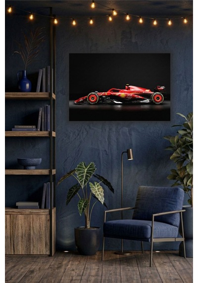 Formula 1 Motors Temalı Dekoratif Cam Tablo -29