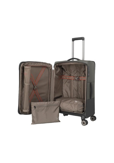 Travelite Travelit Crosslite 5.0 4w Trolley M Körüklü Orta Boy Valiz Yeşil