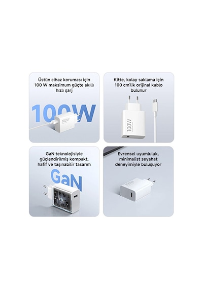 Xiaomi 100W (Type-A) MDY-19-ER Şarj Aleti