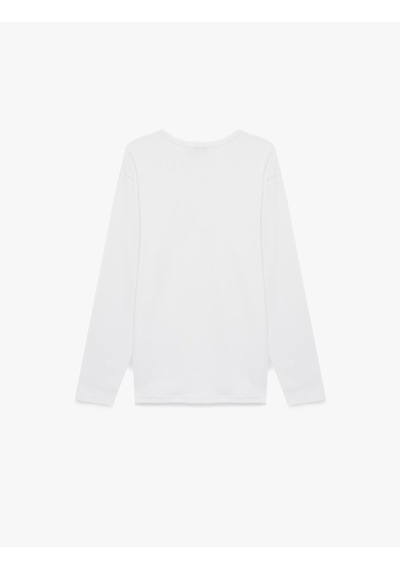 Koton Regular Fit Pamuklu Kısa Kollu Bisiklet Yaka Tişört Beyaz 6sam10386mk Beyaz