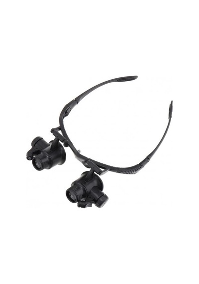 Gözlük Modeli 10x 15x 20x 25x Lens,2led Işıklı,büyüteç -