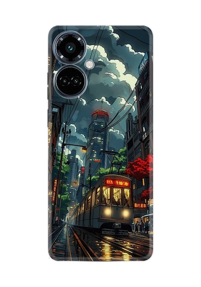 Tecno Camon 19 Pro Kılıf Boutique Baskılı Resimli Train Pcode -049