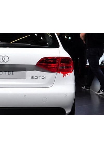 Kan Izi Araba Yapıştırma Sticker