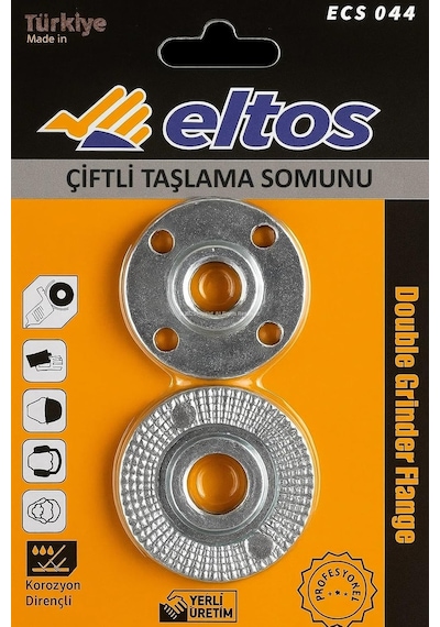Çiftli Taşlama Somunu, Tüm Taşlama Makinelerine Uyumlu, Metal Somun Takımı, Disk Sabitleyici Yedek Çiftli