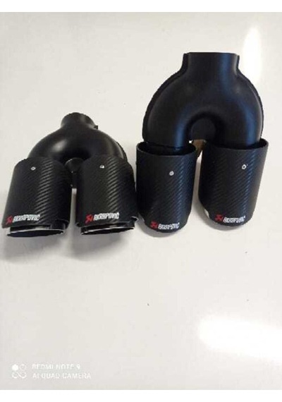 Akrapoviç Egzoz Ucu 90mm Çiftli Sağ-sol Takım