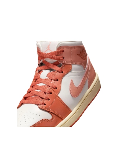 Nike Air Jordan 1 Mid 'madder Root' Kadın Basketbol Ayakkabısı Bq6472-180 Çok Renkli