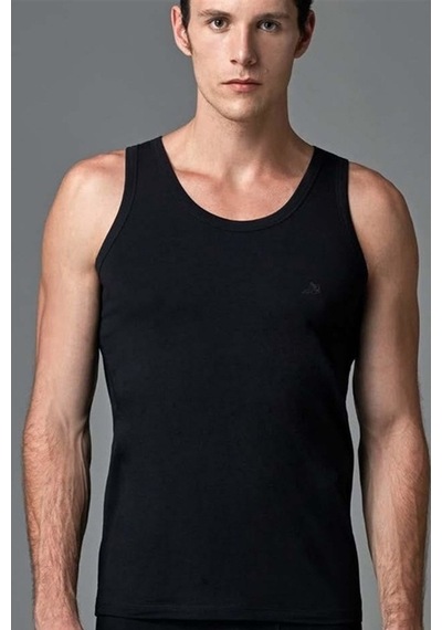 Eros 11500 Compact Cotton 2Li Erkek Atlet Kutulu Siyah-Beyaz (445159619)