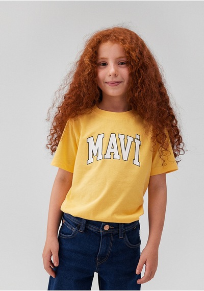 Mavi - Mavi Logo Baskılı Sarı Tişört 7610109-71377 Sarı