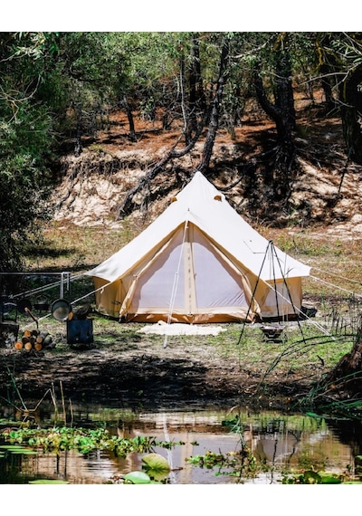 Campout Büyük Kamp Çadırı 4 Mt Siyah