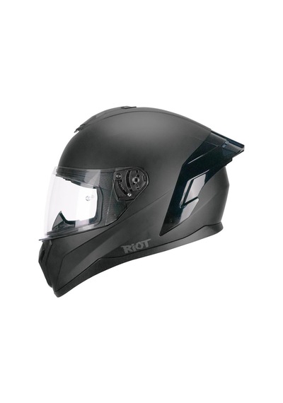 Cgm 330a Rıot Sport Kapalı Spoyler Kask Siyah