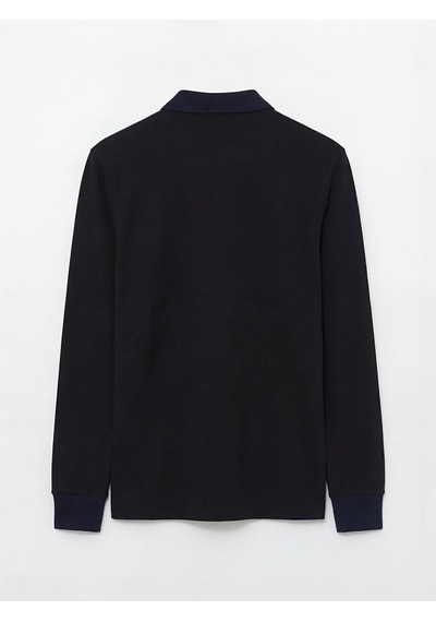 Lcwaıkıkı Classic Kahverengi Polo Yaka Erkek Sweatshirt