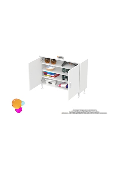 Eliusta Nirat 100 Cm 4 Bölmeli Beyaz Banyo Mutfak Dolabı 3 Raflı Kapaklı Çok Amaçlı Dolap 100x75x32,5 Cm Beyaz Eliusta Nirat 100 Cm 4 Bölmeli Beyaz Banyo Mutfak Dolabı 3 Raflı Kapaklı Çok Amaçlı Dolap 100x75x32,5 Cm Beyaz