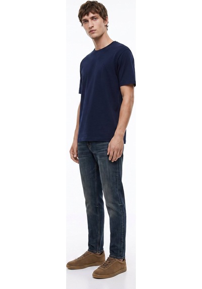Dockers Lacivert Erkek Regular Fit T-shirt D2620078410 Small Logo T-shirt