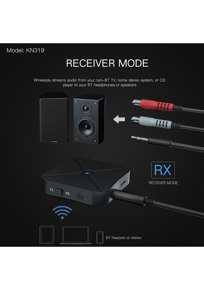 Geeroyoo "taşınabilir Bluetooth 4.2 Ses Verici/alıcı - Kablosuz Kulaklık Adaptörü"