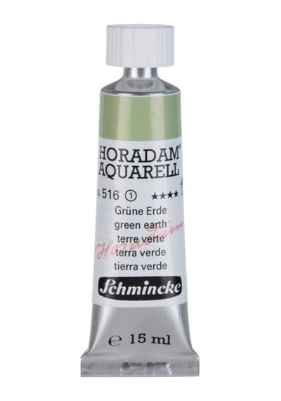 Schmincke : Horadam Aquarell Artist Sulu Boya : 15 Ml Tüp : Seri 1 516 Green Earth