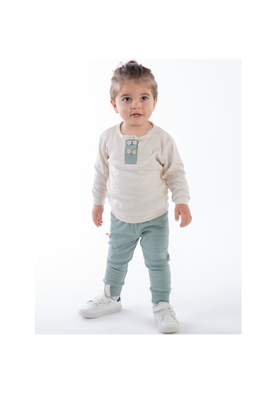 Bellamio Kids Mint Yeşili Erkek Bebek Takımı mint
