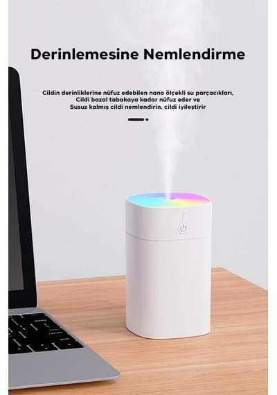 Polham Led Işıklı Hava Nemlendirici Difüzör 400 ML