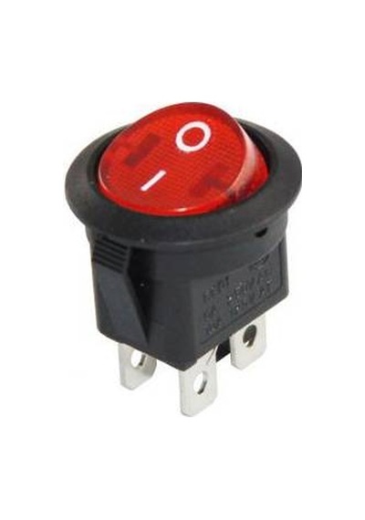 Ic-131-4 Yuvarlak Işıklı Anahtar On-Off 4 Bacaklı 100 Adet