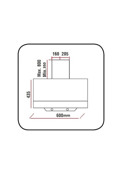 Exep EO330 - ED401 Emaye Siyah Ankastre Set