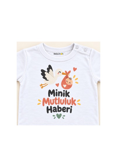 Babylimon Minik Mutluluk Haberi Beyaz Kısa Kollu Çıtçıtlı Bebek Zıbını Beyaz - Minik Mutluluk Haberi - 928161936 Beyaz - Minik Mutluluk Haberi Babylimon Minik Mutluluk Haberi Beyaz Kısa Kollu Çıtçıtlı Bebek Zıbını Beyaz - Minik Mutluluk Haberi - 928161936 Beyaz - Minik Mutluluk Haberi