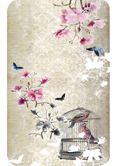 Rovigo Home Baskılı Kaymaz Taban 2 Li Banyo Paspas Takım Rvg5067-100X60-60X50 Çok Renkli
