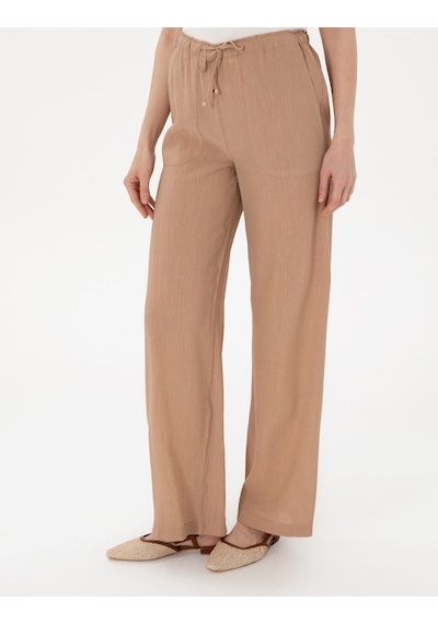 Pierre Cardin Kadın Bej Pantolon Kanvas-chino 50306511-vr011 Bej