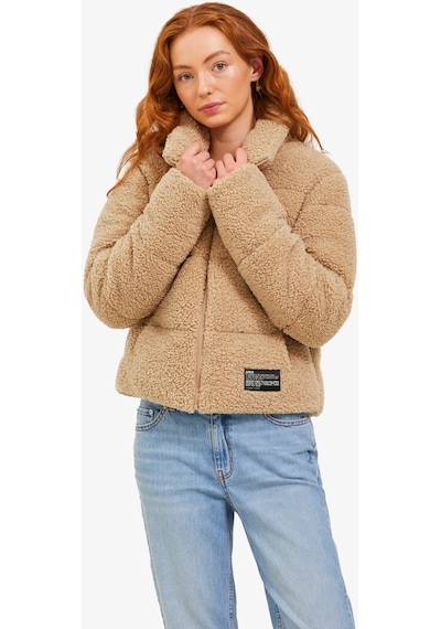 Jjxx Jxısa Teddy Puffer Jacket Otw Kadın Bej Mont 12240601-beige Bej