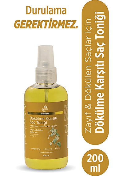 Selesta Life Isırgan Otu Ve Ginseng Özlü Dökülme Karşıtı Durulanmayan Saç Toniği Ve Dökülen Saçlar 200 Ml