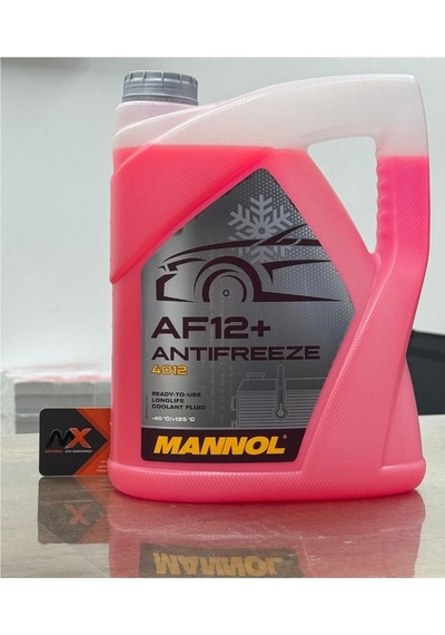 2025 Üretimli Mannol Yüksek Performanslı Donmayan Formül Hazır Kullanım Pembe Antifriz -40 +125 C Pembe