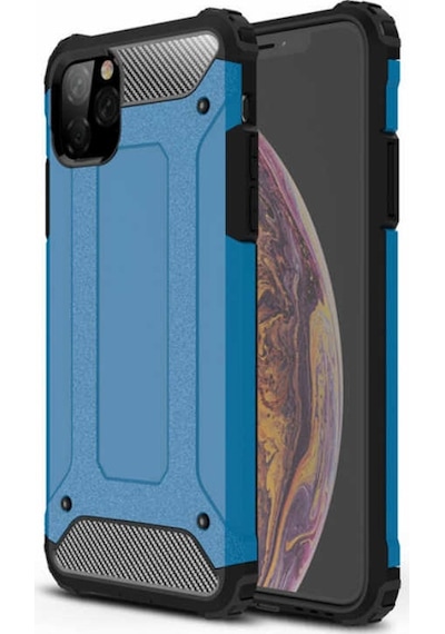 Kilifone - Apple Uyumlu iPhone 11 Pro Max - Kılıf Çift Katman Zırh Tank Crash Military Kapak - Mavi