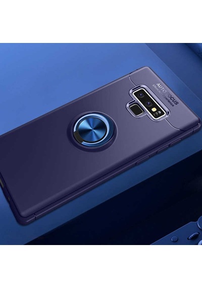 Samsung Galaxy Uyumlu Note 9 Kilif Yüzüklü Tam Korumali Silikon Kapak 417331905