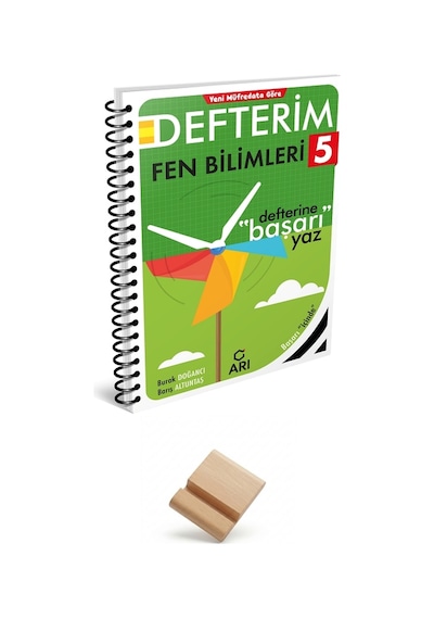 Arı 5. Sınıf Maarif Fen Bilimleri Defterim Ve Telefon Standı