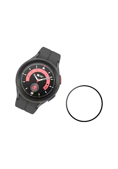 Ekılıf - Samsung Watch 5 Pro 45mm Uyumlu - Ekran Koruyucu Pmma Pet Saat Ekran Koruyucu - Şeffaf