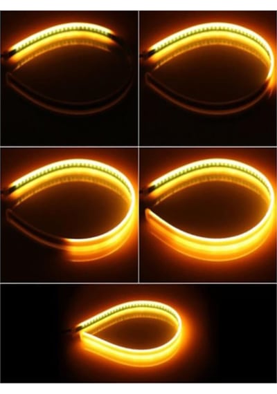 Far Üstü Kayar Led Selamlamalı Sinyalli 60 Cm