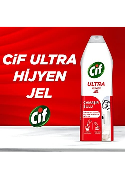 Ultra Hijyen Jel Yüzey Temizleyici Çamaşır Sulu Katkılı Leke Çıkarıcı Yağ Çözücü 750 Ml