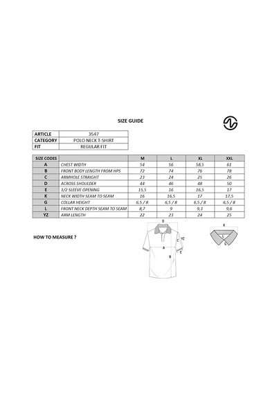 AR-MA Arma Erkek Regular Fit Basic % 100 Pamuk Pike Polo Yaka Tişört Y29374354702 İndigo-i1 İndigo