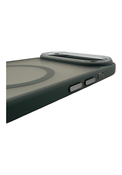 Apple iPhone 17 Air Uyumlu Magsafe Destekli Buzlu Mat Şeffaf Kılıf Gri