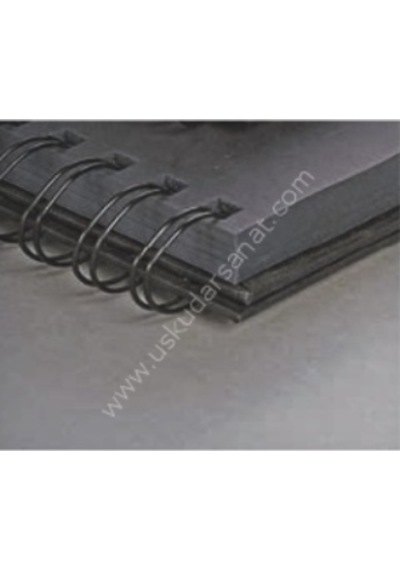 Carbon Black Paper Noir A6 120 G 60 Yaprak Spiralli Çizim Blok