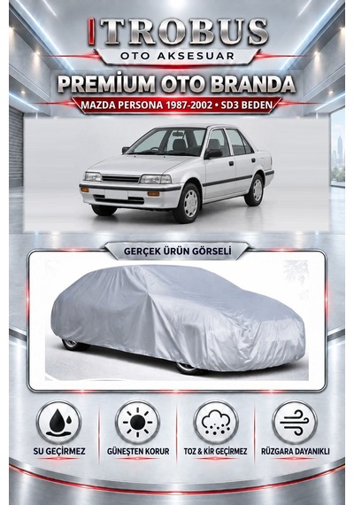 Mazda Persona 1987-2002 Uyumlu Premium Araba Brandası Oto Branda Sd3 Beden