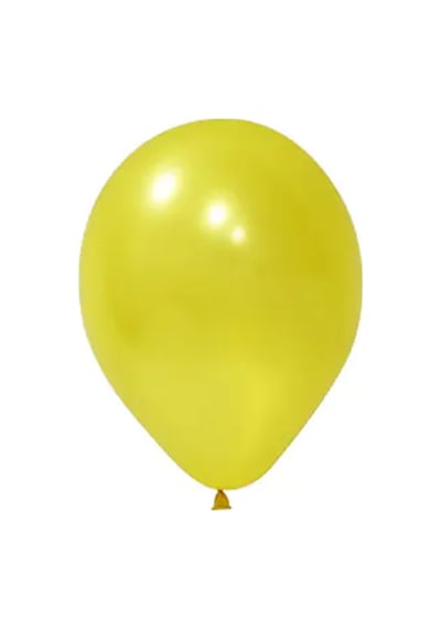 20 Adet 12 İnç 30 Cm Metalik Sarı Balon Doğum Günü Süsleme Sarı