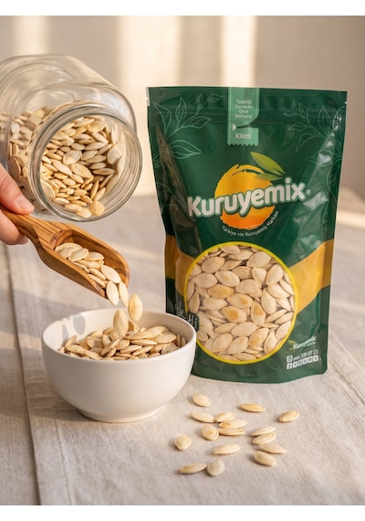Doğal Kavrulmuş Tuzsuz Kabak Çekirdeği - Katkısız, Çıtır Ve Besleyici 250g