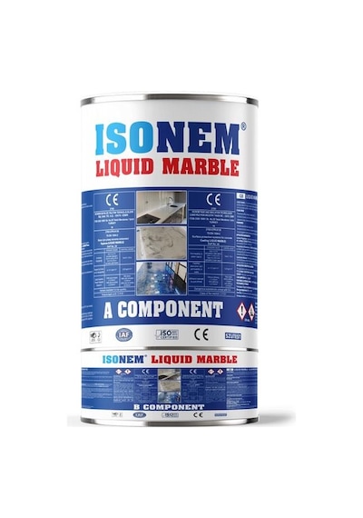 İsonem Liquid Marble Tezgah Ve Zemin Kaplaması 5 Kg Set Diğer