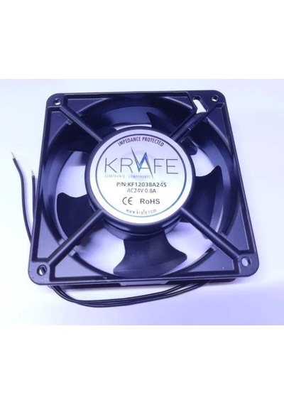 Krafe Kf12038a24s ,120x38mm 24vac 80-cfm 2-kablo Fan