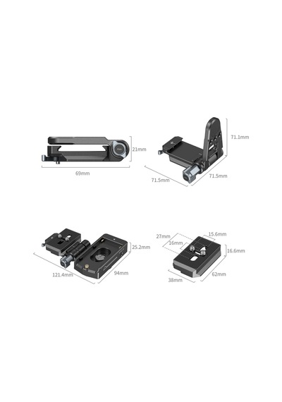 Smallrig - 4696 Np-f Serileri İçin Batarya Plate