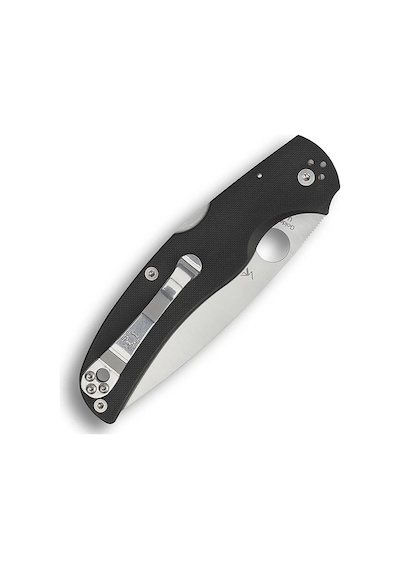 Spyderco Native Chief Black G-10 Plainedge Kamp Çakı Siyah