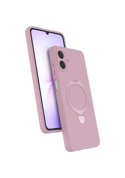 Newface Samsung Galaxy A07 4g Regal Magsafe Standlı Kapak - Açık Pembe